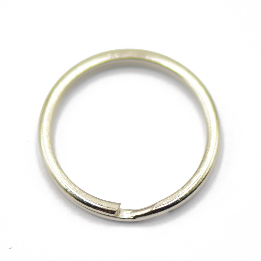 50 Zilver Split Ringen Sleutelhangers Sleutelhangers Houder Voor Craft Bevindingen 1.2x18mm