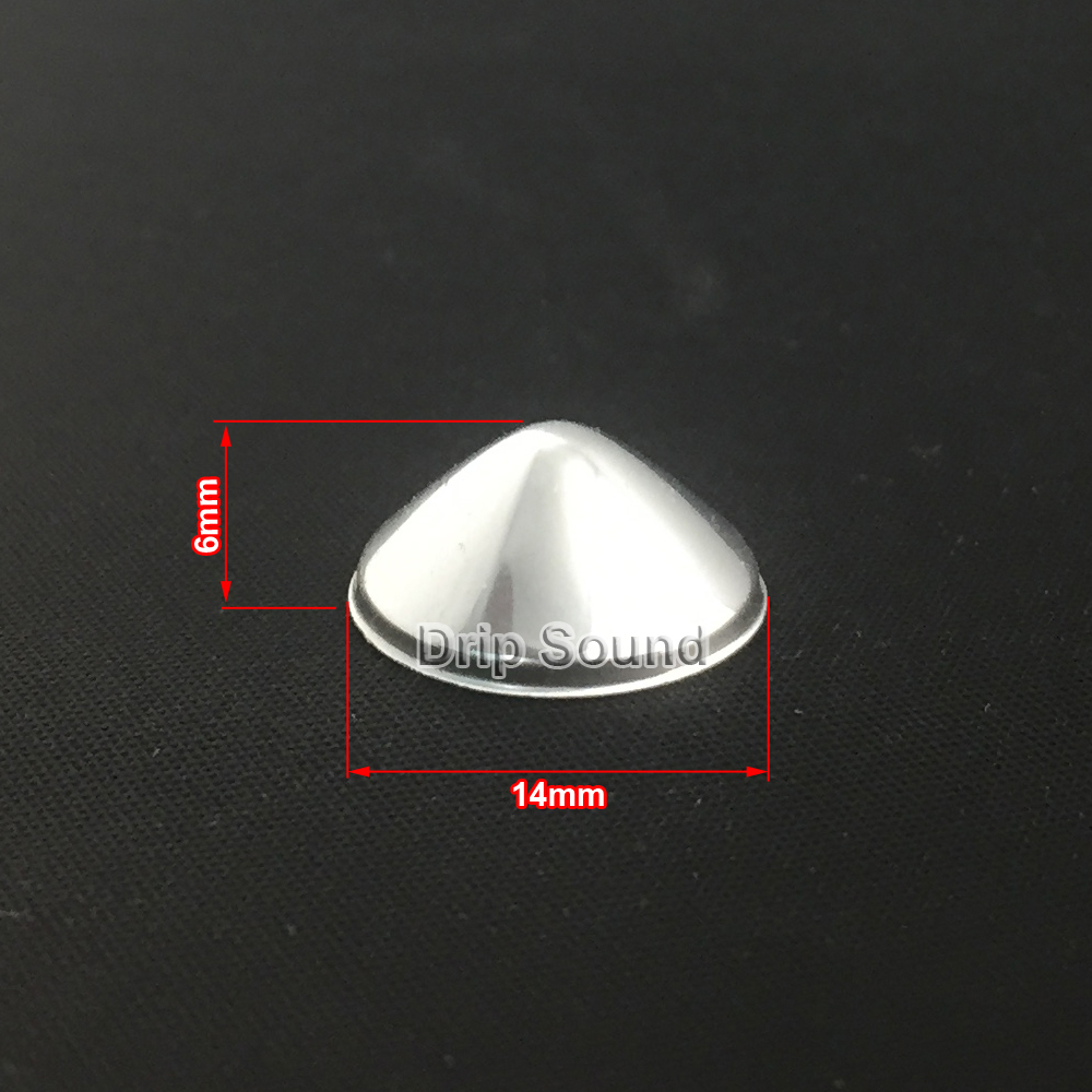 2 szt. 30mm/35mm/40mm/45mm/50mm/54mm/64mm/80mm/95mm Osłona Przeciwkurzowa Głośnika Niskotonowego Plastikowa Kopuła Stożek Części Zamienne do Naprawy Basu: Czerwony
