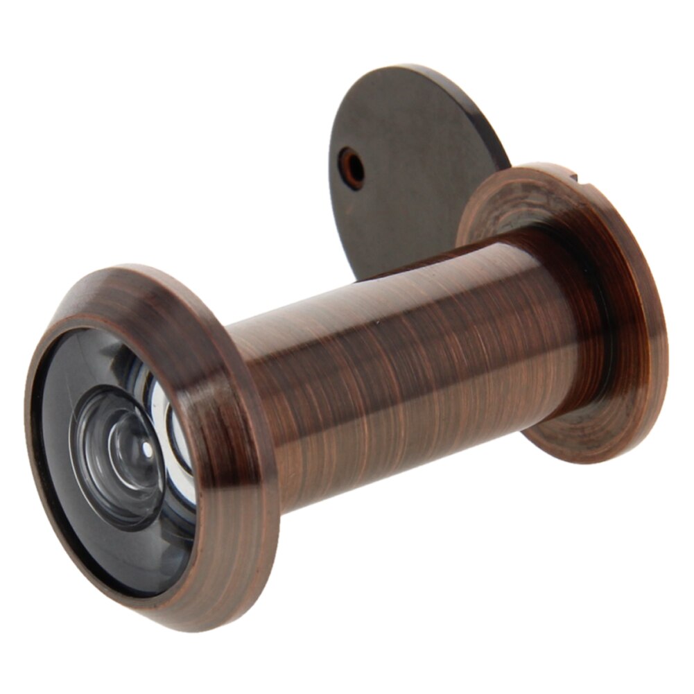 1/2/3Pcs Door Viewer Wide Viewing 200 Degree for Home Office Hotel Suitable for 35-60mm Thick Doors Security Door Eye Viewer: Red Bronze x1pcs