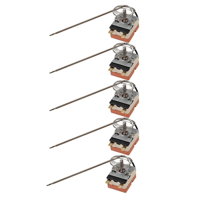 5X 50 to 300 Degrees NC Capillary Thermostat Temperature Control Oven: Default Title