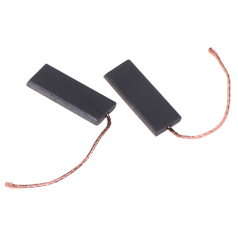 2 stk god sort kulbørste motor 5*13.5*40mm med 70mm længde ledning til vaskemaskine