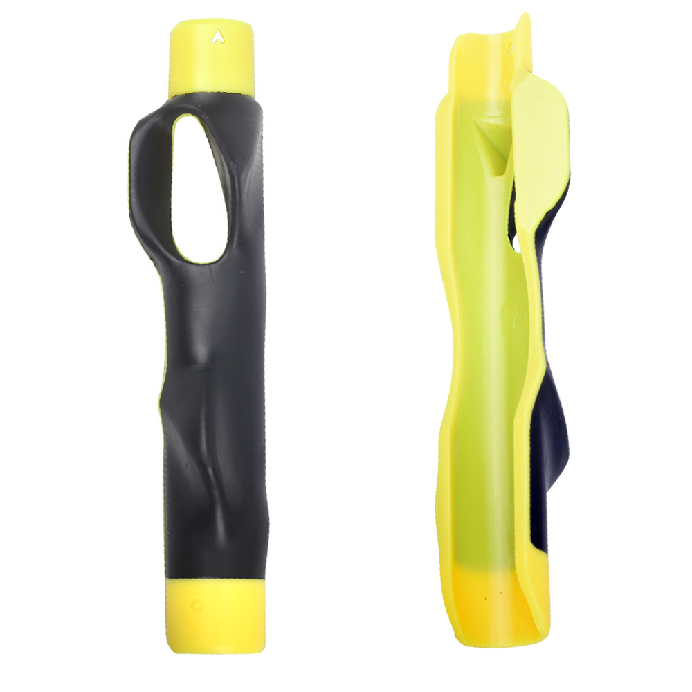 Golf Grip Trainer - Correcte handpositie en swingoefenhulpmiddel voor beginners - Universele Golf Club Grip Corrector: YELLOW