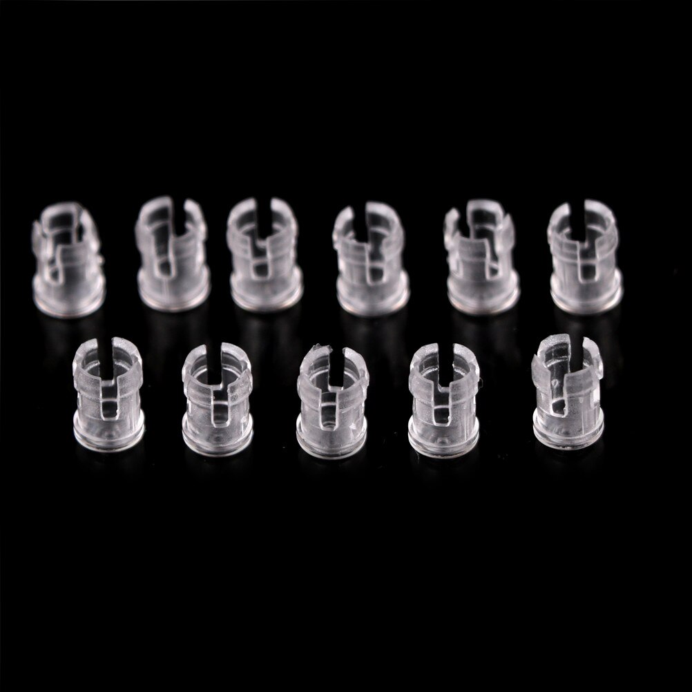 10Pcs 3Mm Helder Led Light Emitting Diode Lampenkap Protector: Default Title