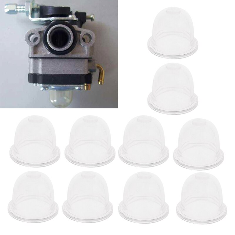 10 stuks 17mm Carburateur Carb Primer Lamp Cap Brandstofpomp Voor Chainsaw Blower Trimmer