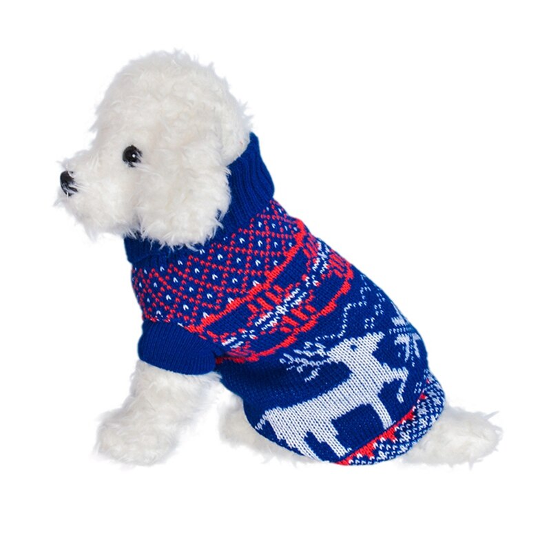 Huisdier Kleding Herfst Winter Warm Trui Hond Kerst Elanden Trui Honden Truien Kleding Warme Jas Cartoon Vrolijk Kerstfeest XS-XXL