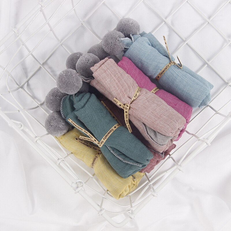 Bufandas triangulares de Color puro para niños, Baberos cálidos para el cuello, chal, cuello suave cálido