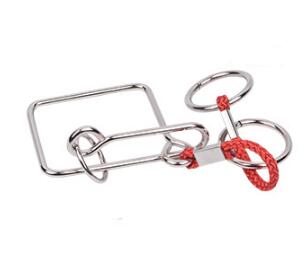 Metal Wire Puzzle Educational Rings Brain Teaser Game Toys for Adults Children: Model 18