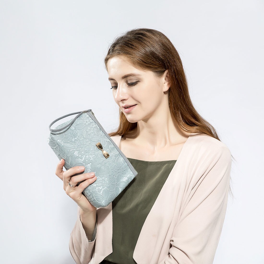 Nette machen-hoch Tasche Kupplung Telefon Tasche Spitze Frauen Kosmetik Tasche Mini Frauen Beutel Dame