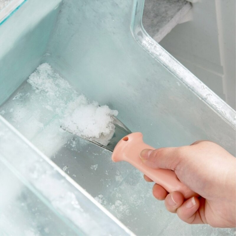 Ice Scraper Stainless Steel Fridge Freezer De-icer Removal Deicing Shovel Household Kitchen Cleaning Refrigerator Tool LYQ