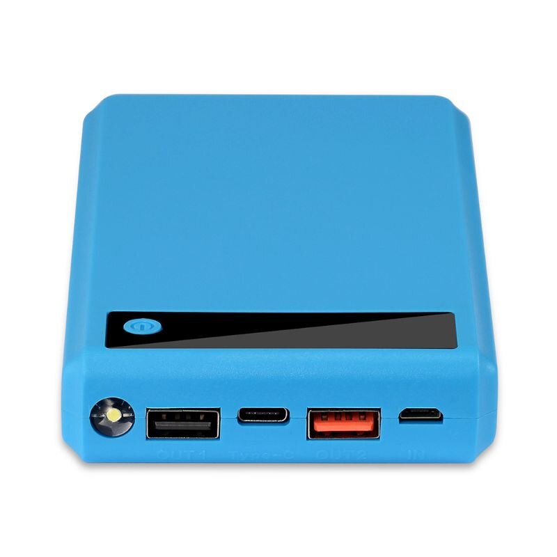 QC3.0 PD 6x18650 Battery Case DIY Power Bank Shell Battery Charge Storage Box 95AF