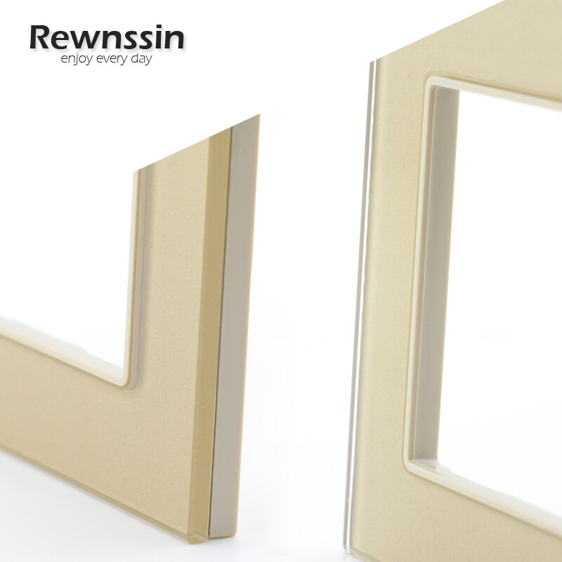 Golden Crystal Glass Panel Wall Audio Socket Terminals 16A Double/Quadruple Binding Post Red and black banana terminal