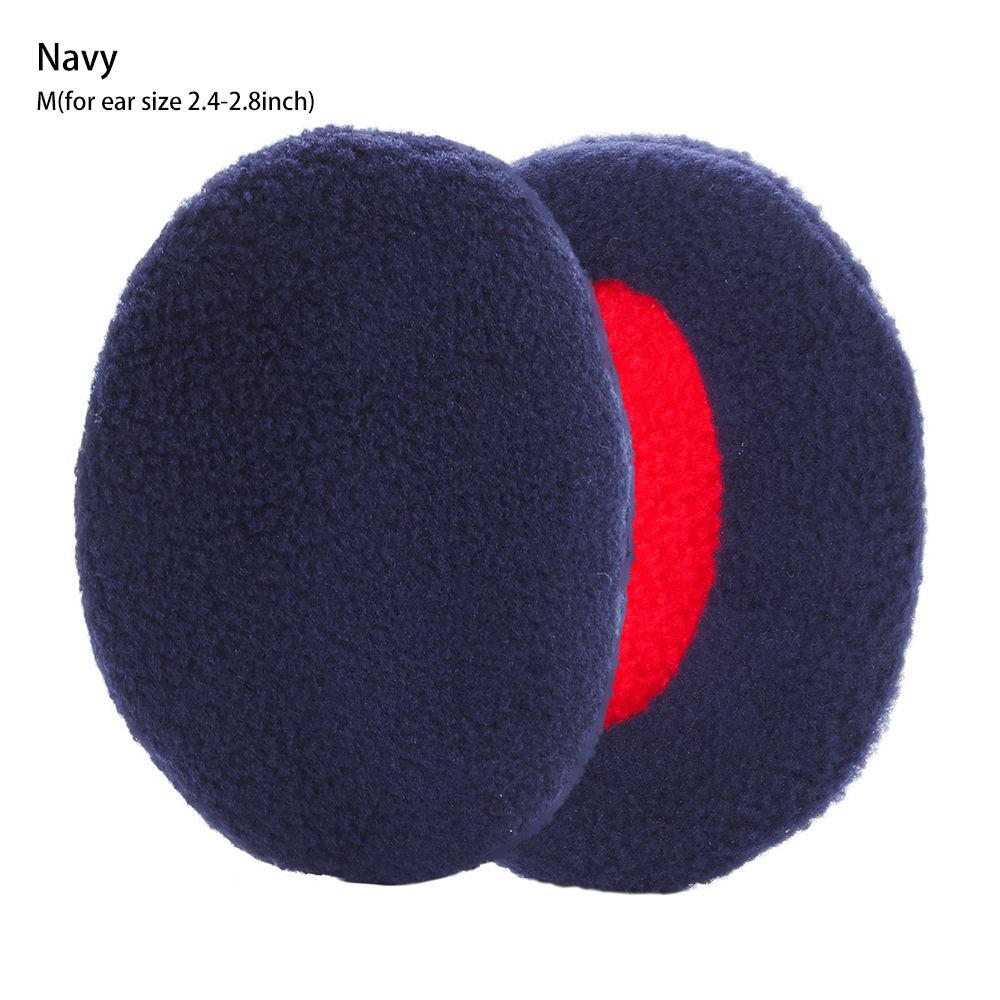 Bandless Ear Muffs Fleece Ear Muffs Thick Winter Warm Ear Covers Cold Weather Ear Warmer for Men Women: Silver