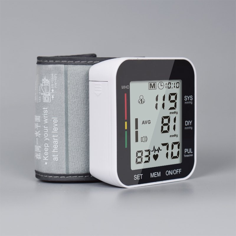 Automatische Pols Bloeddrukmeter Digitale Pols Pulse Meter Fonetische LCD Display Tonometer Oximeter Bloeddrukmeter
