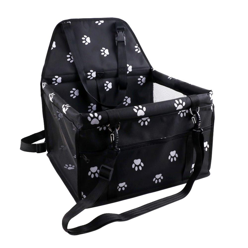 Funda de asiento elevador de coche para mascotas, alfombrilla para cesta, Protector automático, caja de viaje, plegable, de PVC: Rosa