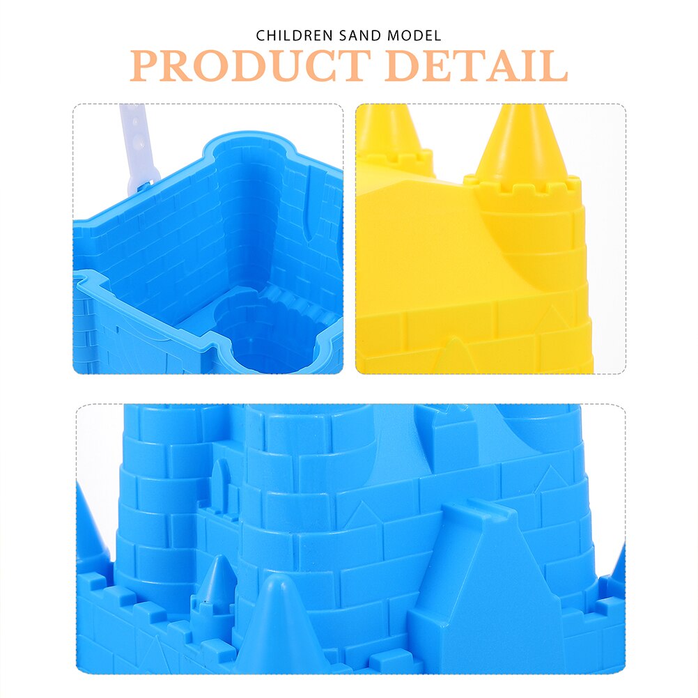 3Pcs Plastic Sand Toys Kids Beach Sand Toys Summer Beach Toys Children Sand Molds Toys