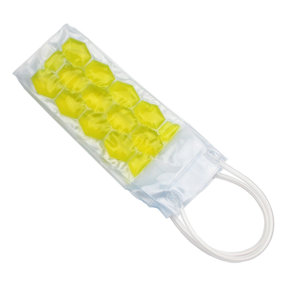 Rapid Ice Wine Cooler PVC Beer Cooler Bag Outdoors Ice Gel Bag Picnic CoolSacks Wine Cooler Chillers Freez Bag Bottle Cooler: yellow
