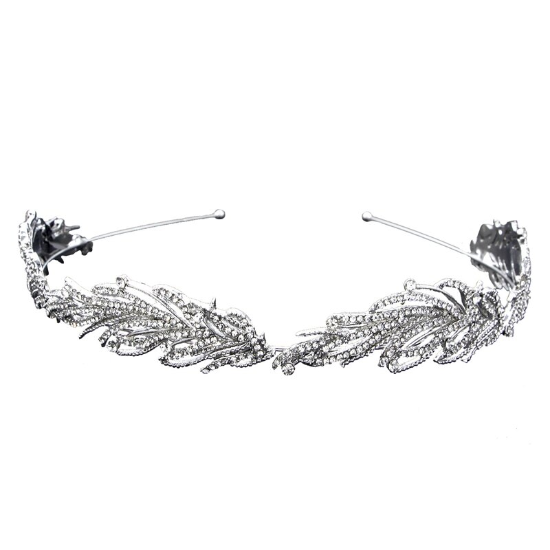 Handgemaakte Crystal Bridal Hoofdband Mini Bruids Hoofdtooi Hoofdtooi Diner Hoofddeksels Bruiloft Haar Accessoires