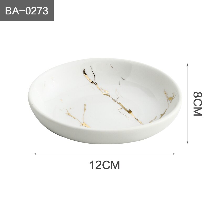 Keramik marmoreringssæbeholder bærbar sæbeskål plastsæbebeholder oval køkkensæbeboks badeværelsestilbehør 4 farver: Ba -0273