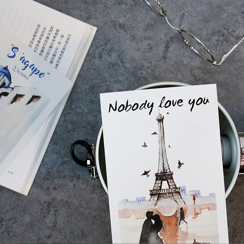 Cartes postales à lumière Invisible créative, 5 pièces/lot, nouvelles cartes de vœux assorties avec Message, de vœux