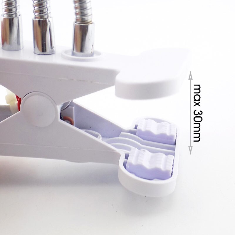 3 Head Flexible Light Clip E27 Socket With On/Off Switch Lamp Holder For Desk Light LED Plant Grow Bulbs Base EU/US Plug