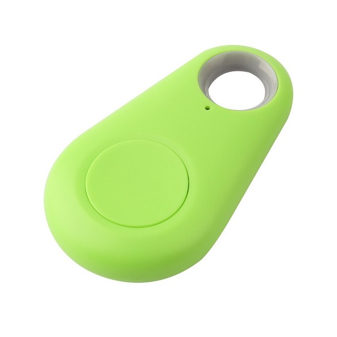 Mini Anti-perte Bluetooth 4.0 Tracker GPS localisateur étiquette alarme portefeuille clé chien de compagnie trouveur poche taille traqueur intelligent: green