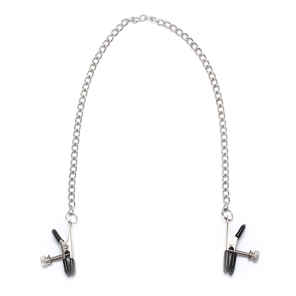 Abrazadera de Estilo mariposa para pezón, cadena de Metal para pezón, Clips para leche, pinzas para el pecho, pinzas para pezones para parejas