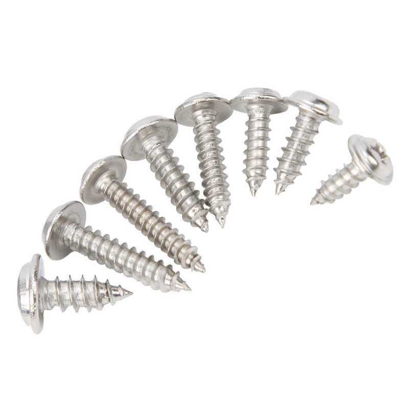 Self Tapping inserts 340pcs Stainless Steel Screw Self Tapping Screws Hardware Fastener Parts for Plastic Wood Helical Screw