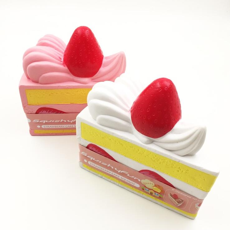 Kawaii Squishy PU Foam Scented Soft Cake Bread Strawberry Unicorn Slow Rising Cute Squishies Squeeze Toys For Kids