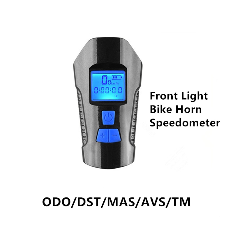 Cykel elektrisk tuta 6 lägen cykling trådbunden hastighetsmätare cykel främre styrlampa  t6 glödlampa 350 lumen usb li batteritillbehör