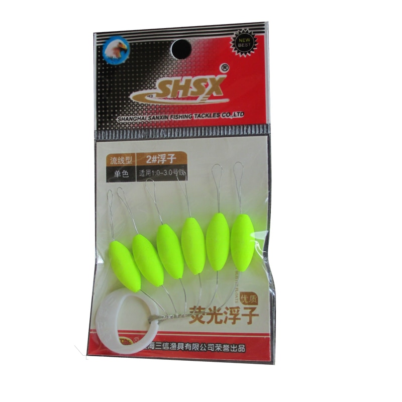5 Packungen/viel Fluoreszierende Mini Angeln schweben Sieben-sterne schweben Oval Raum Bohne Schwimmer Karpfen Angeln zubehör B189