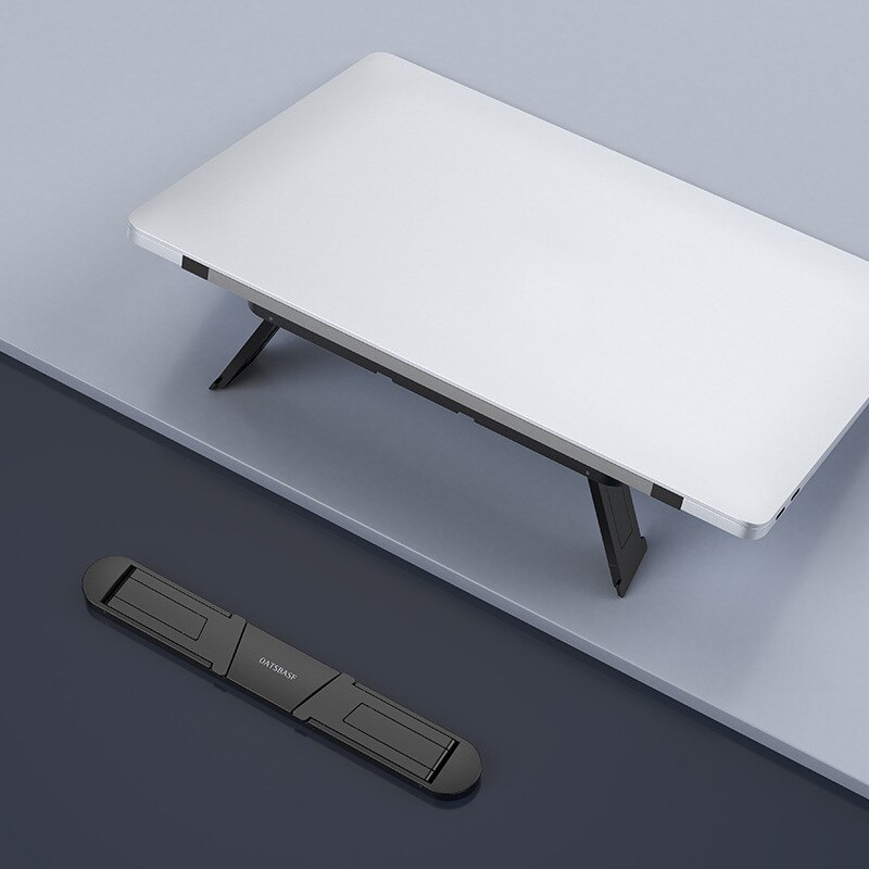 Invisible Laptop Stand Golden Triangle Structure Is More Stable Adjusted Folds Up Less Space Ergonomic Small And Exquisit: black