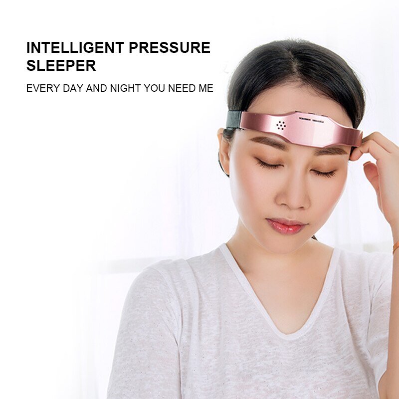 Electric Headache and Migraine Relief Head Massager Migraine Insomnia Release USB Rechargeable Therapy Machine Relax Health Care