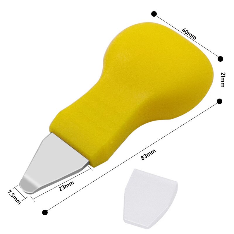 Horloge batterij verwijderen horloge achterkant opener reparatiegereedschap van roestvrij staal: Geel 3