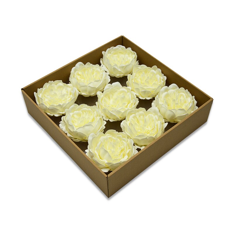 8cm pas cher nouvelle grande pivoine têtes beauté Rose mariage Bouquet décor à la maison savon à la main fleurs Art: mike white