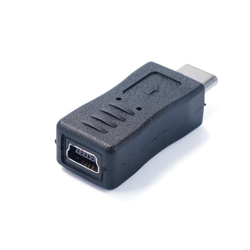Mini-usb naar usb-converter, mini-usb-vrouwelijk naar type-c-mannelijke adapterconnector