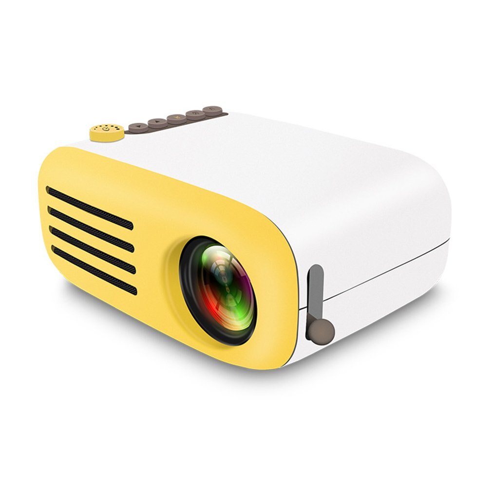 Yg200 Home Mini Projector Portable Handheld Hd 1080P Led Projector Home Media Player yellow