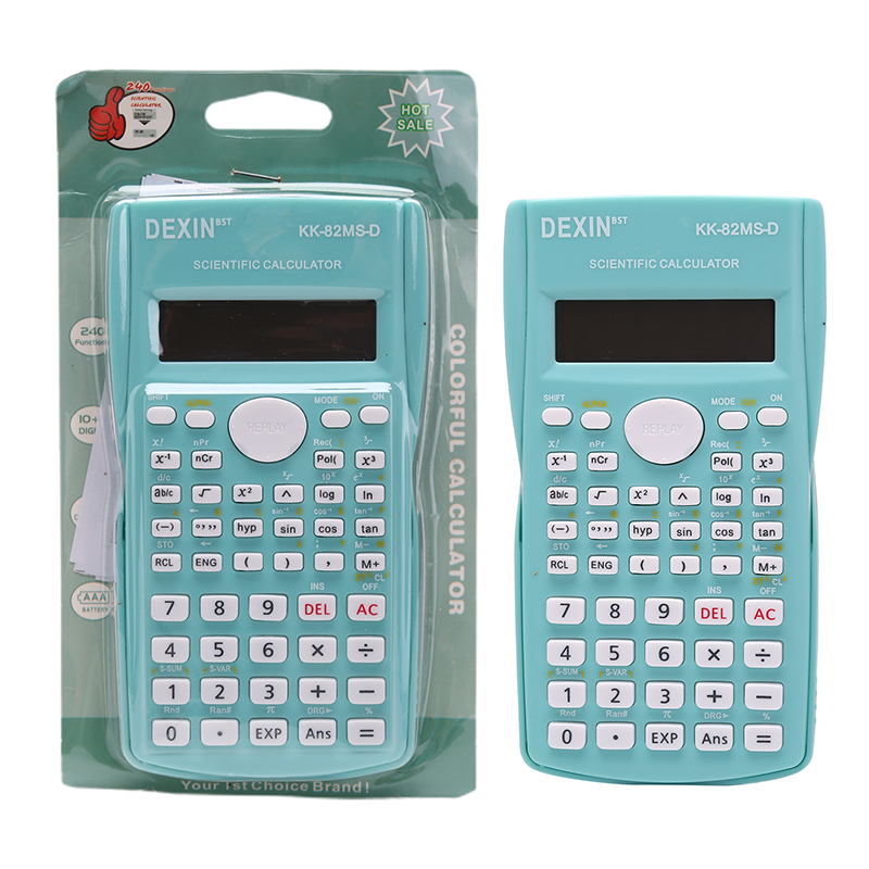 Multifunctional Scientific Function Calculator for Student Exams Engineering Slipcase Calculator School Study Supplies: -GN