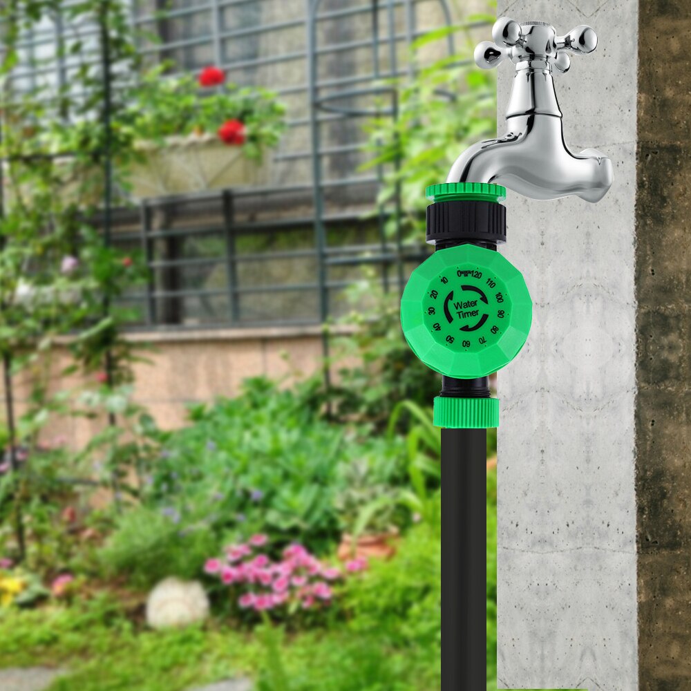 Garden Automatic Water Timer 2 Hour Mechanical Water Timer Valve Home Garden Irrigation Controller Program System Sprinkler