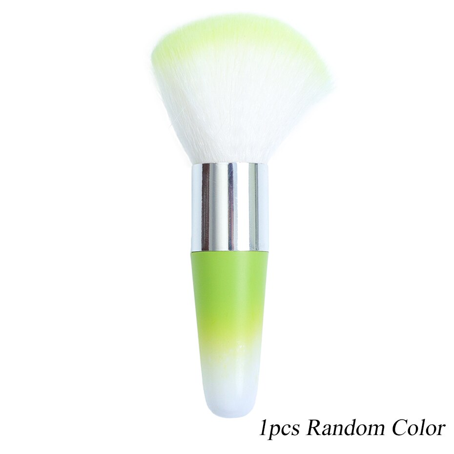 6 tipos de cepillos de limpieza de uñas, lima suave para quitar el polvo, limpiador de manicura y pedicura para Gel acrílico UV, accesorios para el cuidado de las uñas, BE095-1: 06