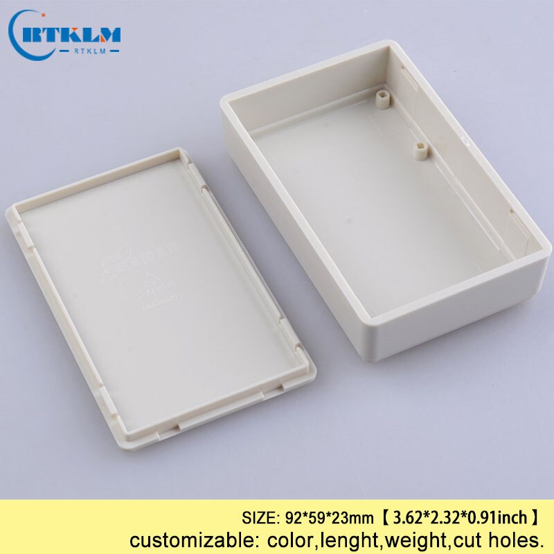 Custom plastic enclosure abs plastic electric box junction box DIY Desktop enclosure small desktop enclosure 92*59*23mm