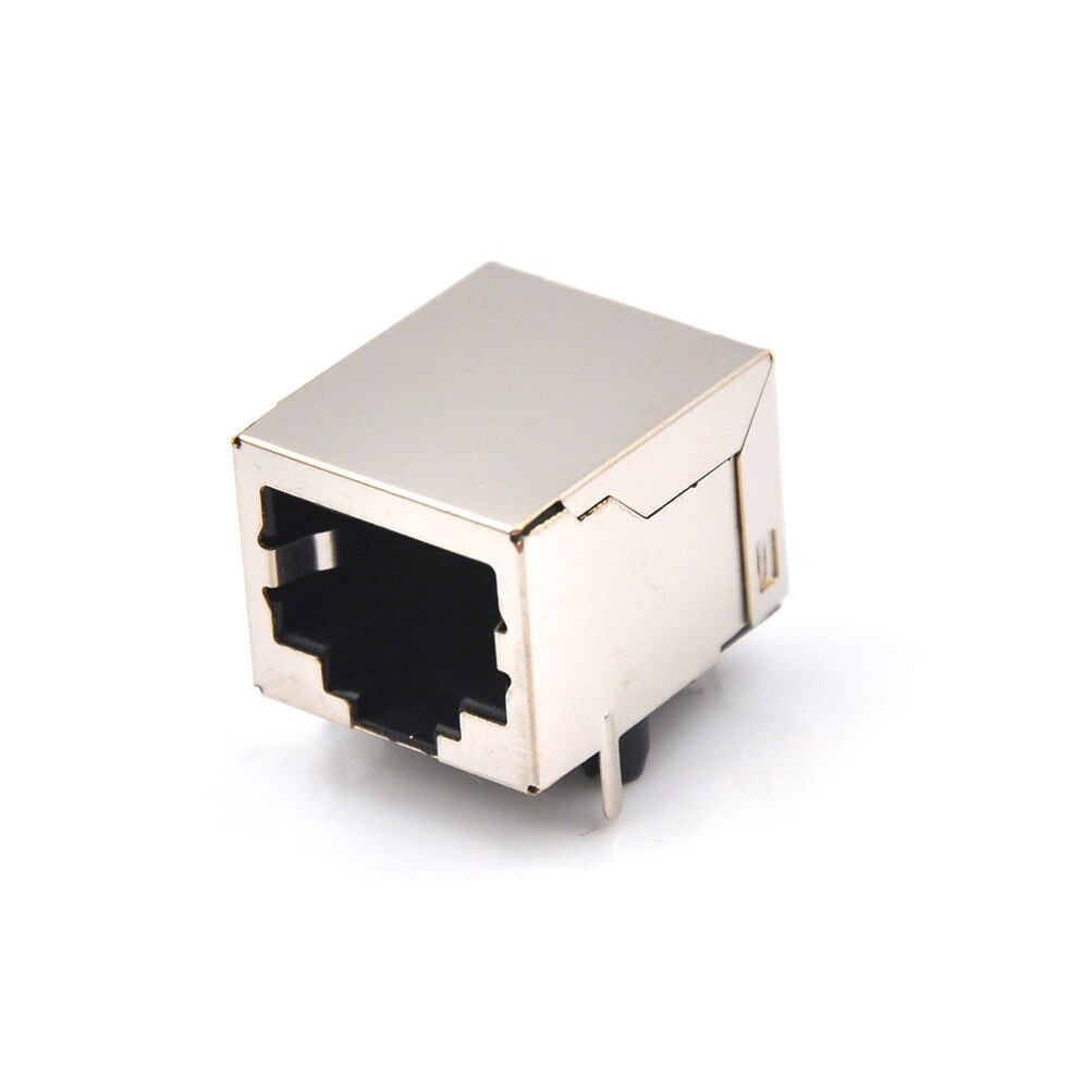 10 Pz/set 8Pin PCB Mount RJ45 8P8C Singolo Porta di Rete di Rete Ethernet 8P 8C Presa Femmina Connettori