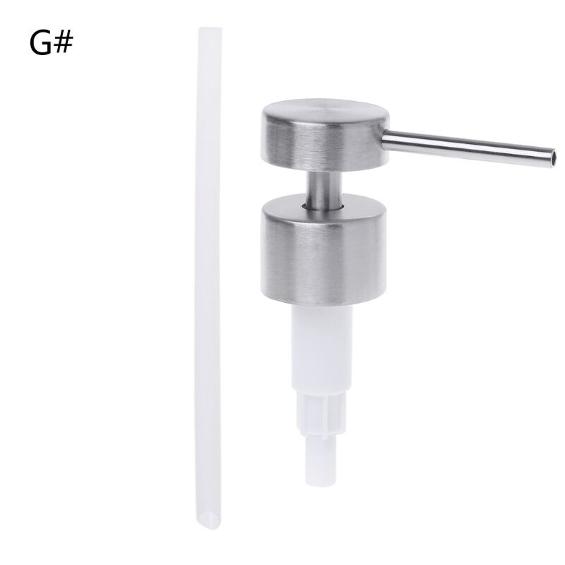 Dispenser för flytande tvål presshuvud lotion pump flaska munstycke dispenser utbyte burk tub mar -18: G