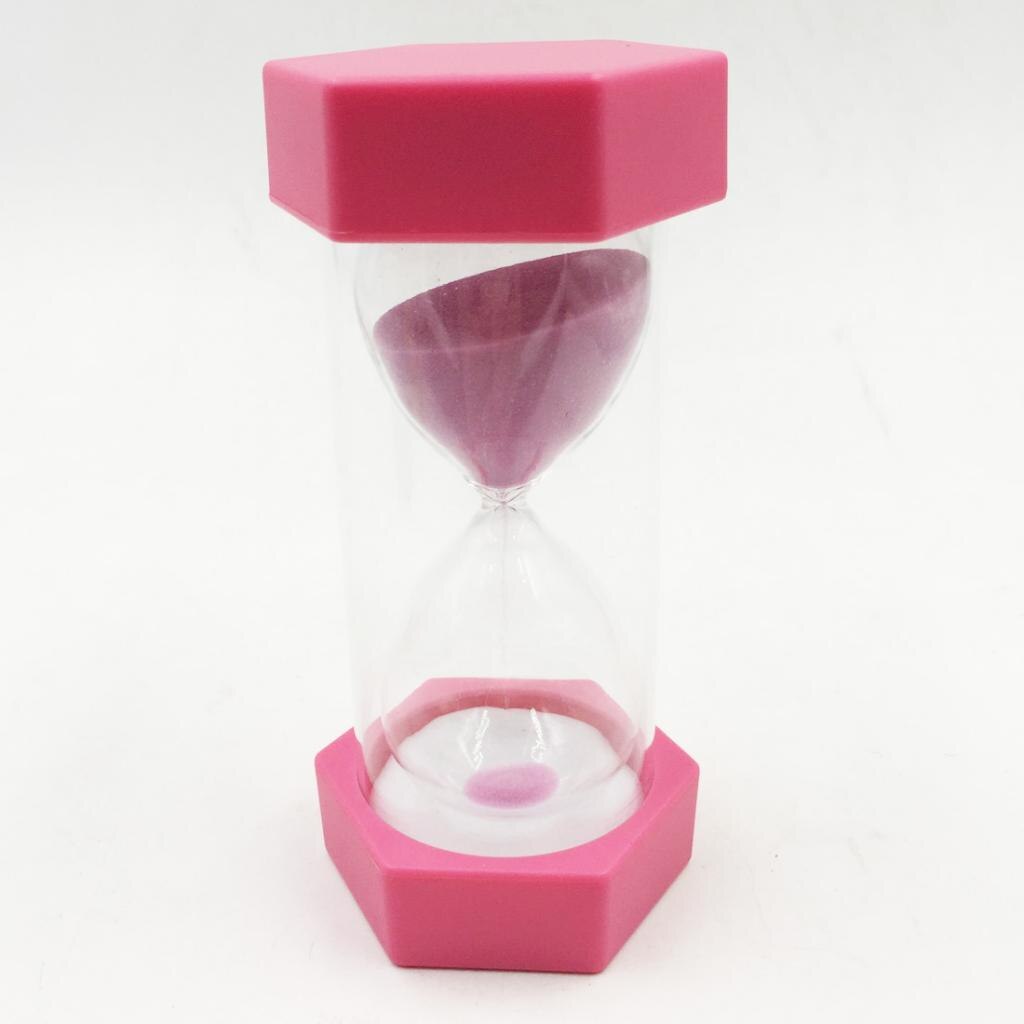 Plastic Sand Timer Clock Sandglass Hourglass 4/6/20/30 Minutes Collectables