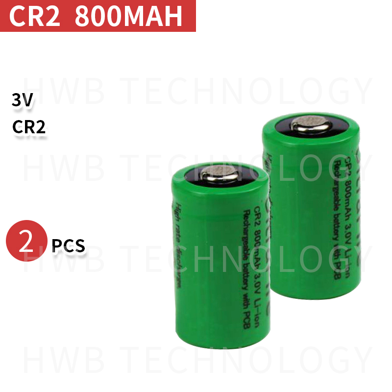 2 Stuks 3V CR2 15270 CR2 800Mah Oplaadbare Batterij 3V Digitale Camera, een Speciale Batterij