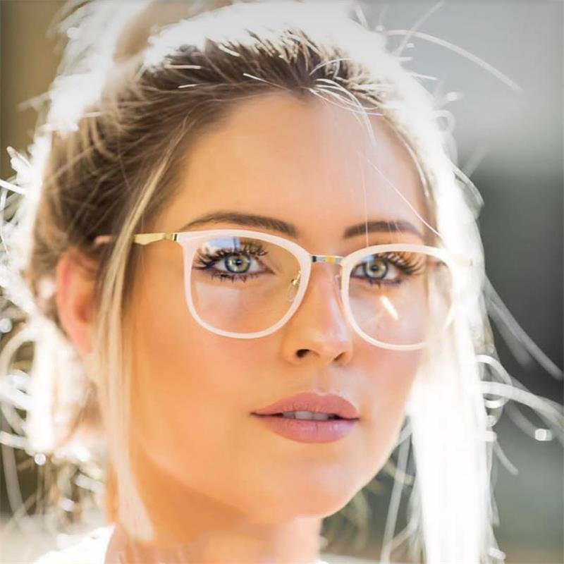 Lentes blancos para mujer sale