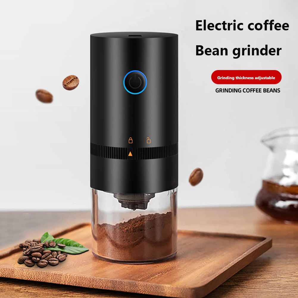 Automatic Hand Coffee Beans Maker Machine USB Rechargeable Beans Automatic Cafe Coffee Beans Grinding