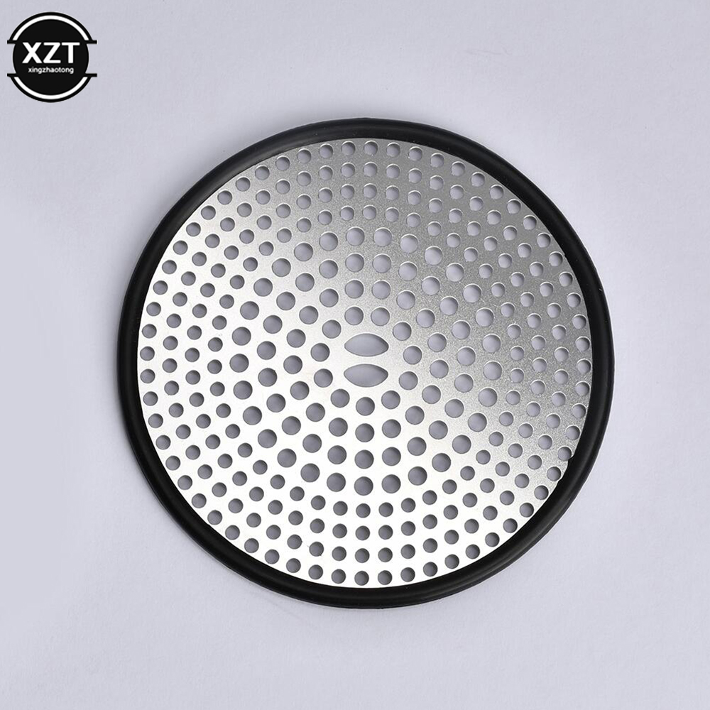 304 Sieb 110 mm Edelstahl-Haarfilter, Bodenablauf-Pad, Werkzeug, Badezimmer-Zubehör, Duschablauf-Abdeckung, Abflüsse, Abdeckung, Waschbecken-Sieb: Burgunderrot