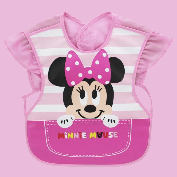 Baby Meal Pocket Waterproof Sleeveless Soft Plastic Baby Bib Meal Overcoat Reverse Dressing