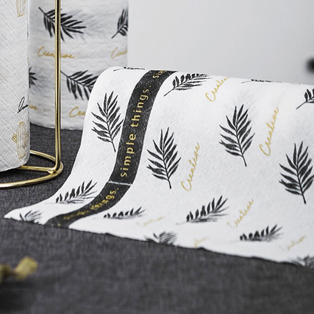 Kitchen Paper Towel Wet Dry Use Cleaning Cloth Reusable Strong Oil-absorbing Tissue FP8