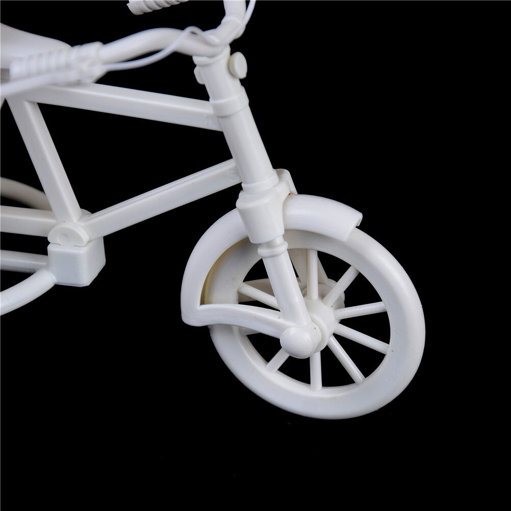 1Pc Tricycle Bike Organizer Flower Basket Pot Rattan Bicycle Storage Basket Float Vase Plant Stand Holder